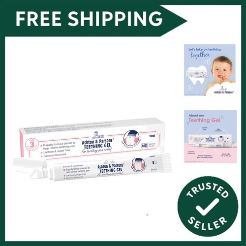 Teething gel rapidly - forms, a